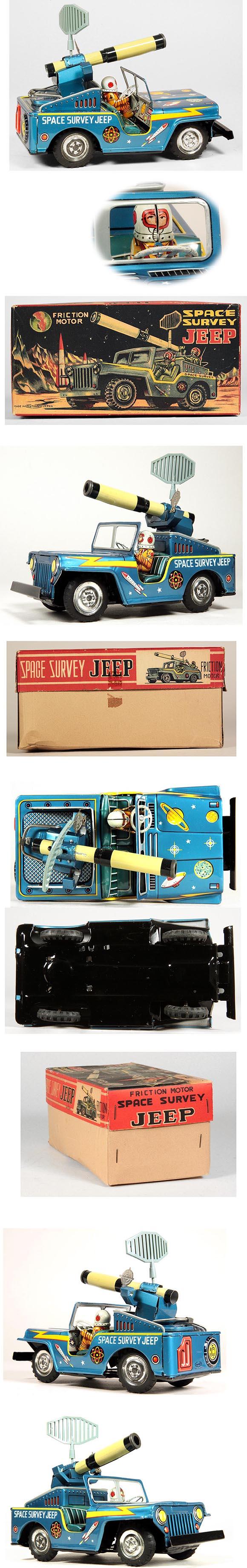 c.1955 Toymaster, Space Survey Jeep in Original Box